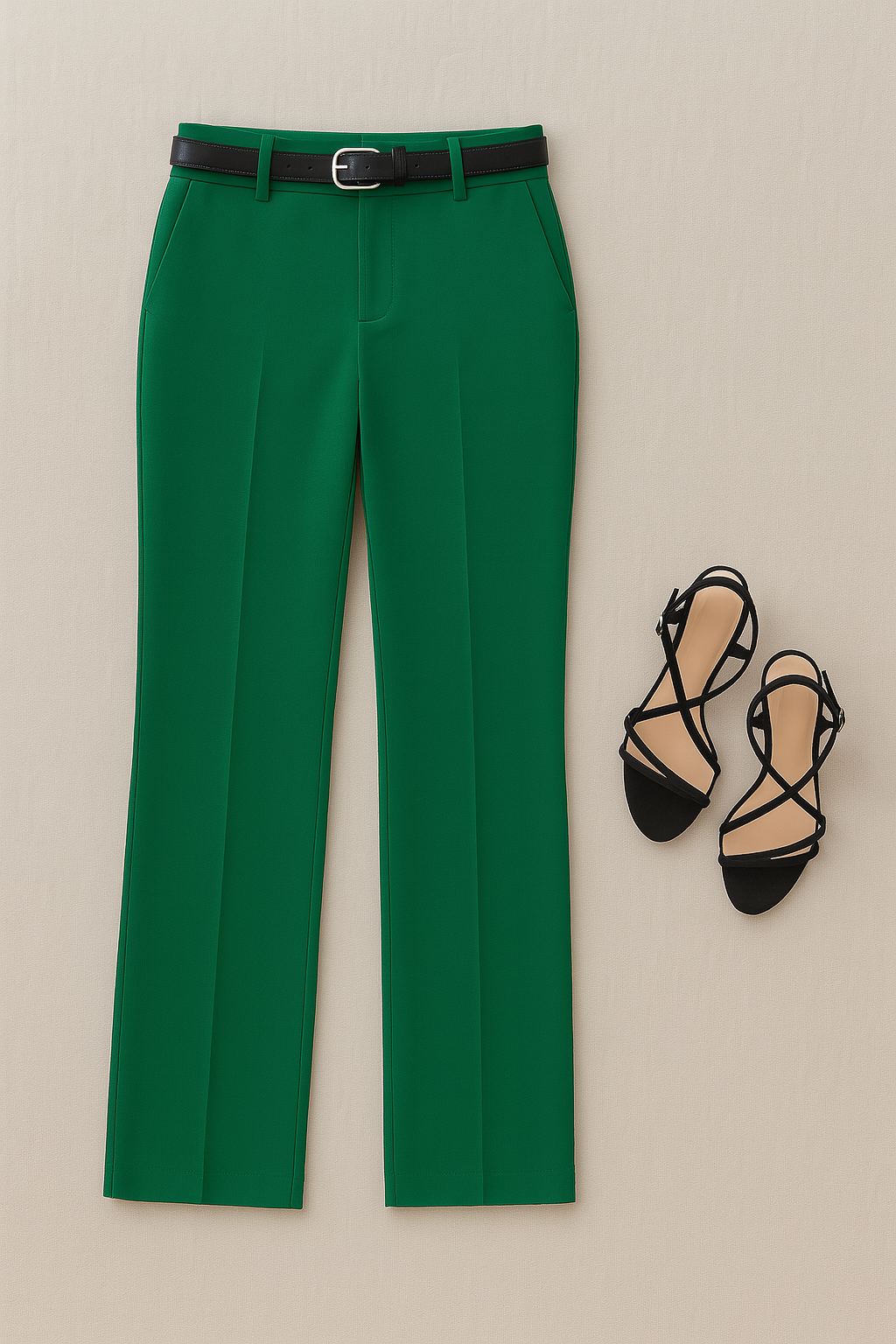 Women’s Pencil Pants – Korean Office Look, High-Waisted & Elegant