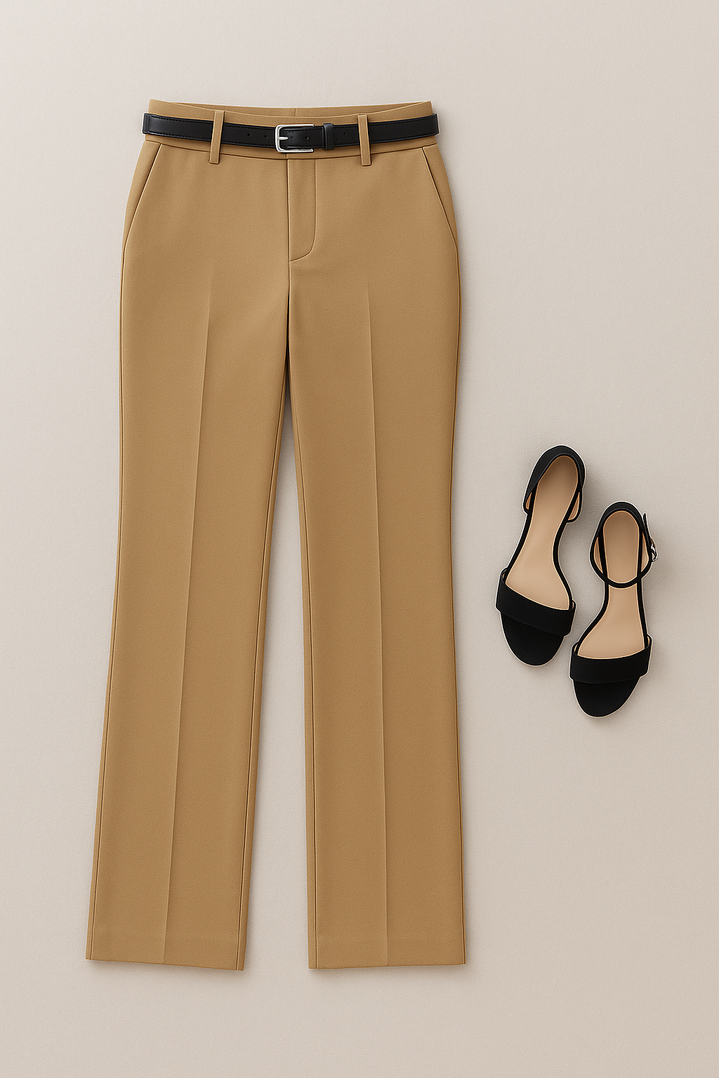 Women’s Pencil Pants – Korean Office Look, High-Waisted & Elegant