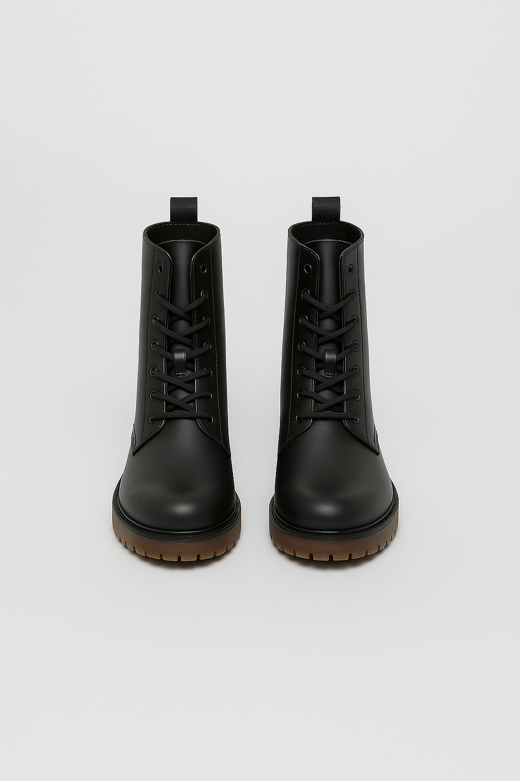Women’s Rain Boots – Lace-Up Outdoor Look, Waterproof & Non-Slip