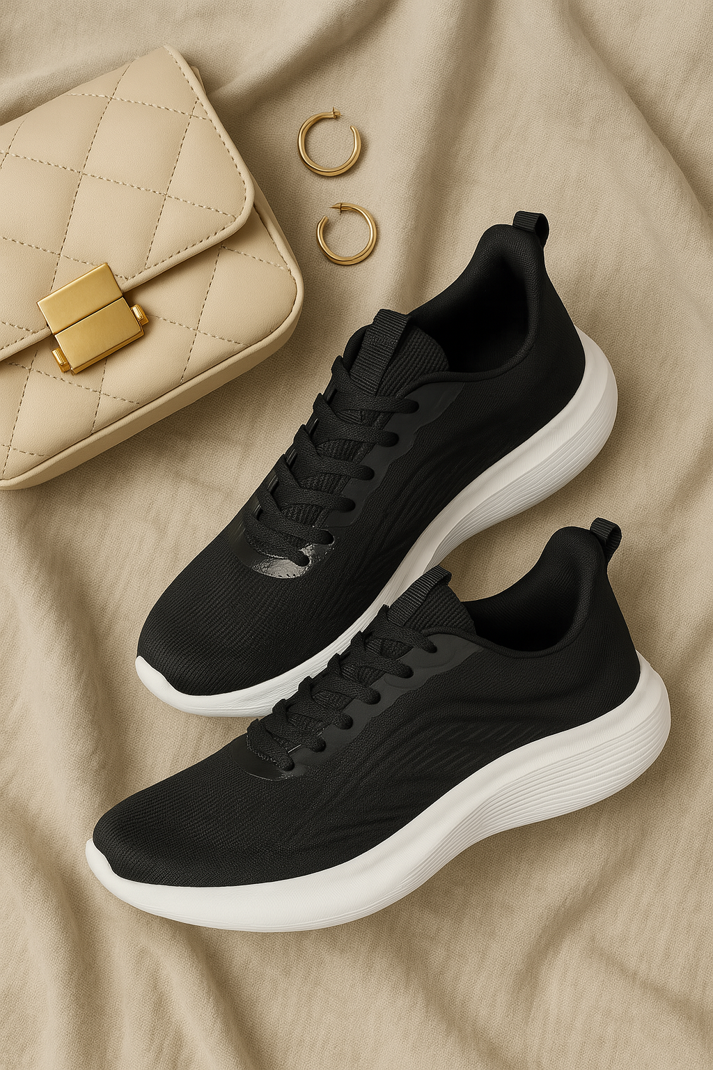 Women’s Sneakers – Mesh Look, Breathable & Anti-Slip