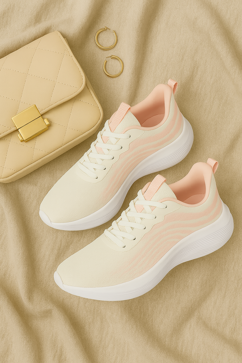 Women’s Sneakers – Mesh Look, Breathable & Anti-Slip
