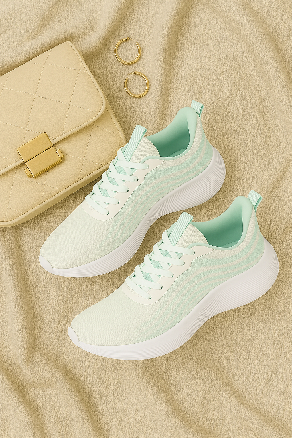 Women’s Sneakers – Mesh Look, Breathable & Anti-Slip