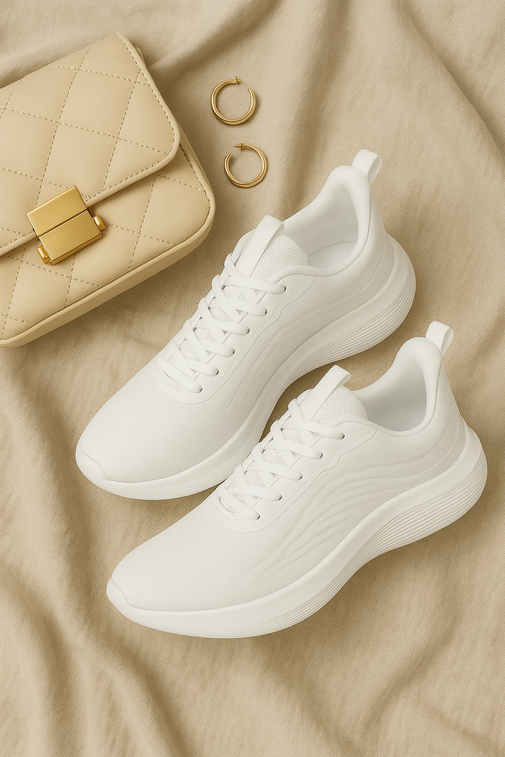 Women’s Sneakers – Mesh Look, Breathable & Anti-Slip