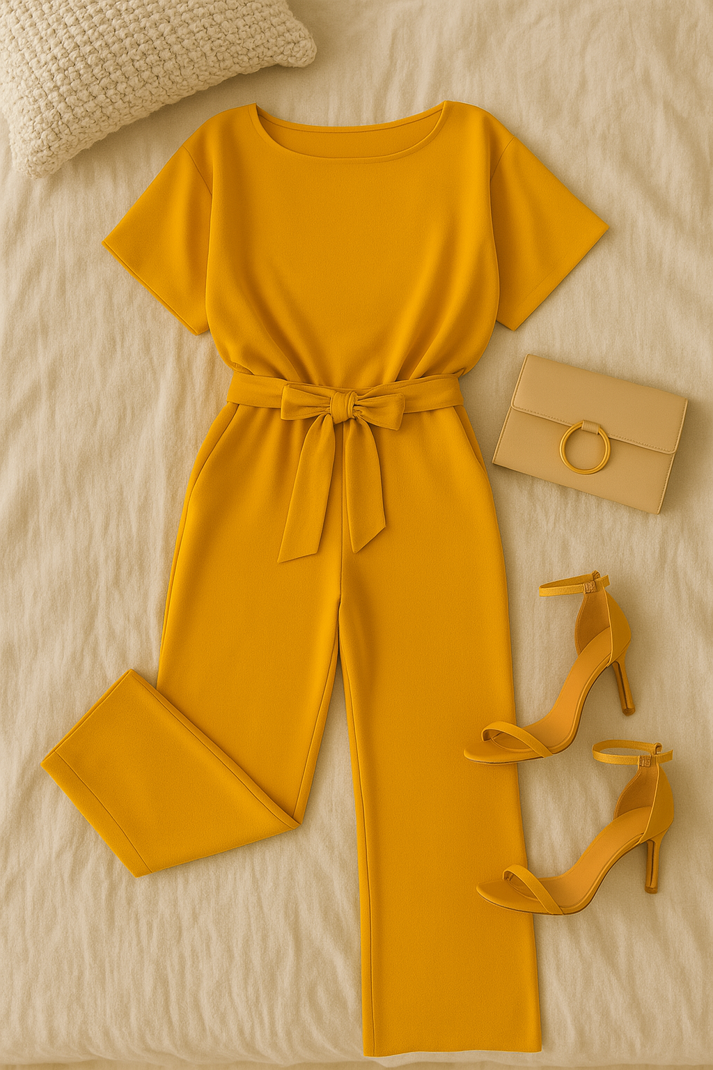 Women's Jumpsuit – Draped Look, Elegant & Comfortable