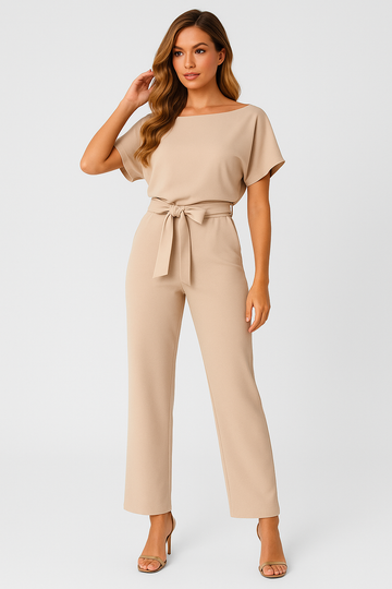Women's Jumpsuit – Draped Look, Elegant & Comfortable