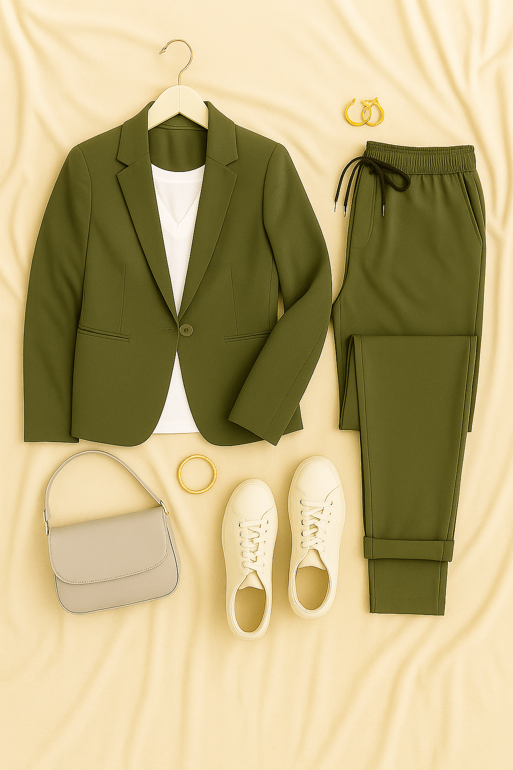 Women's Blazer Set – Elegant Two-piece, Comfortable and Stylish