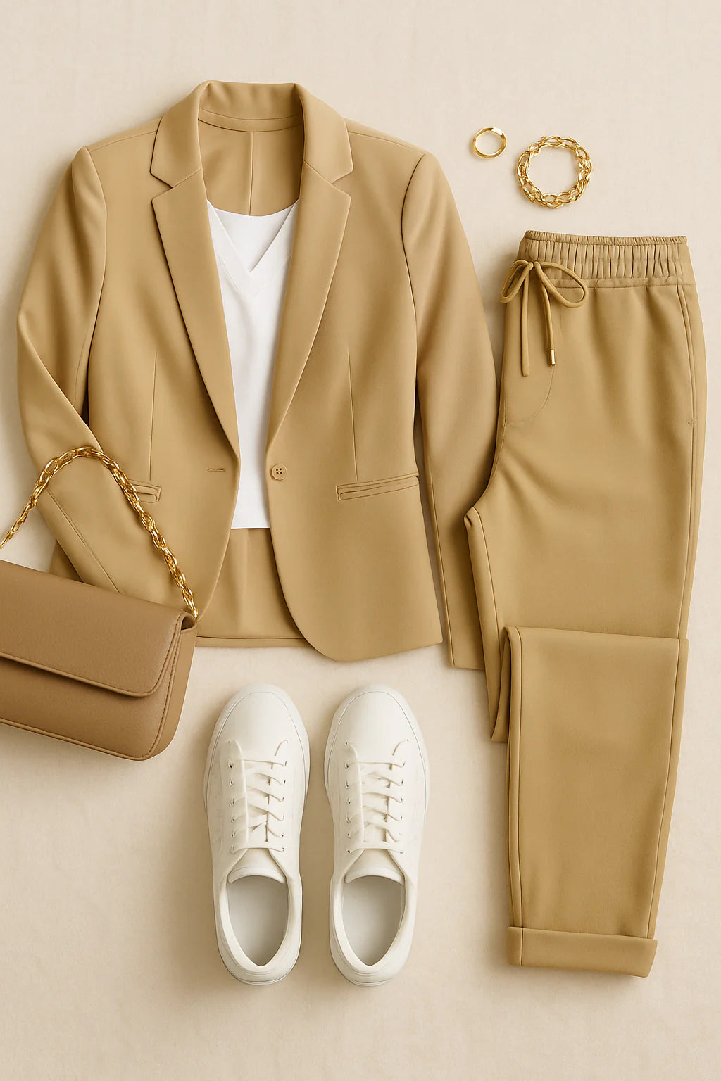 Women's Blazer Set – Elegant Two-piece, Comfortable and Stylish