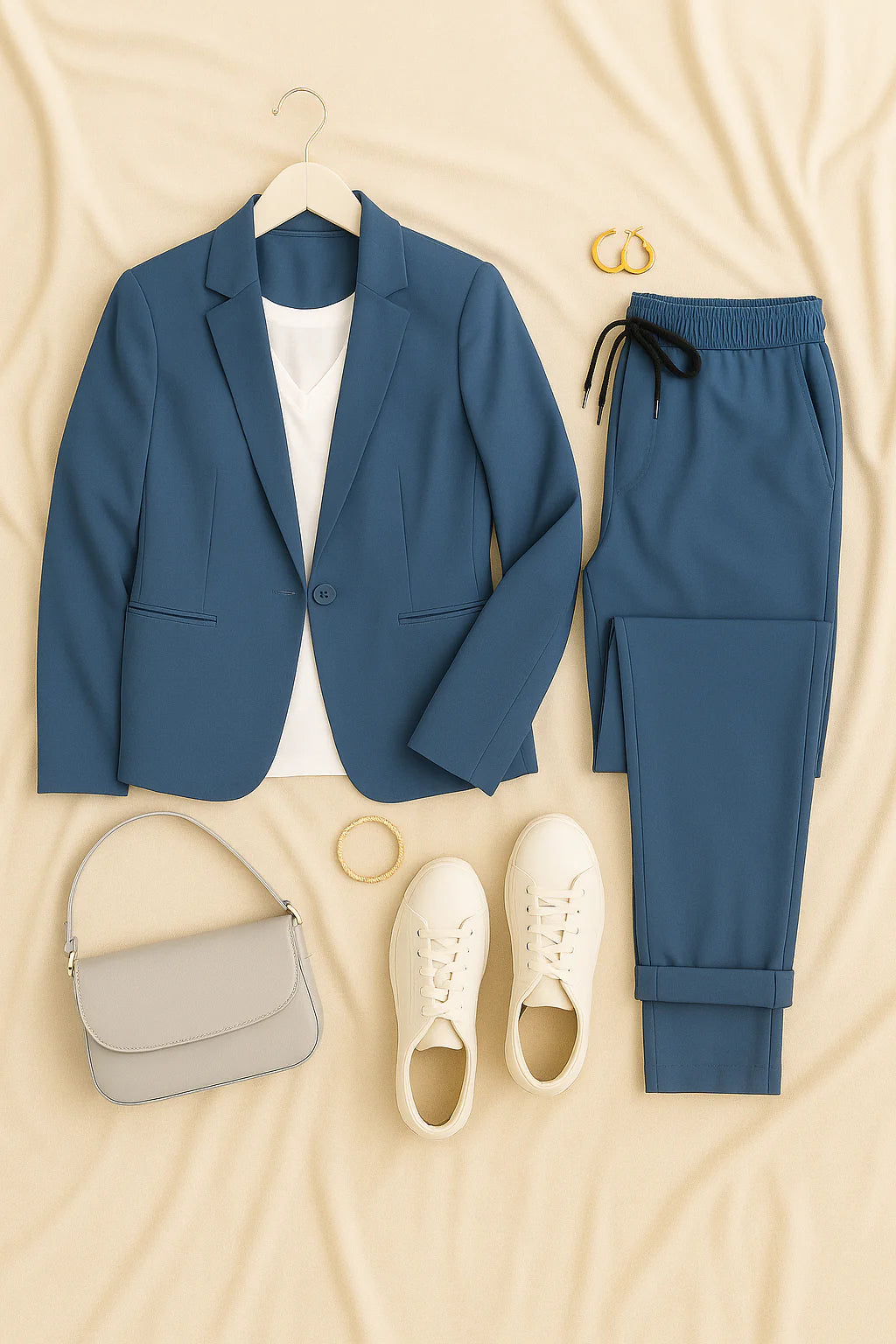 Women's Blazer Set – Elegant Two-piece, Comfortable and Stylish