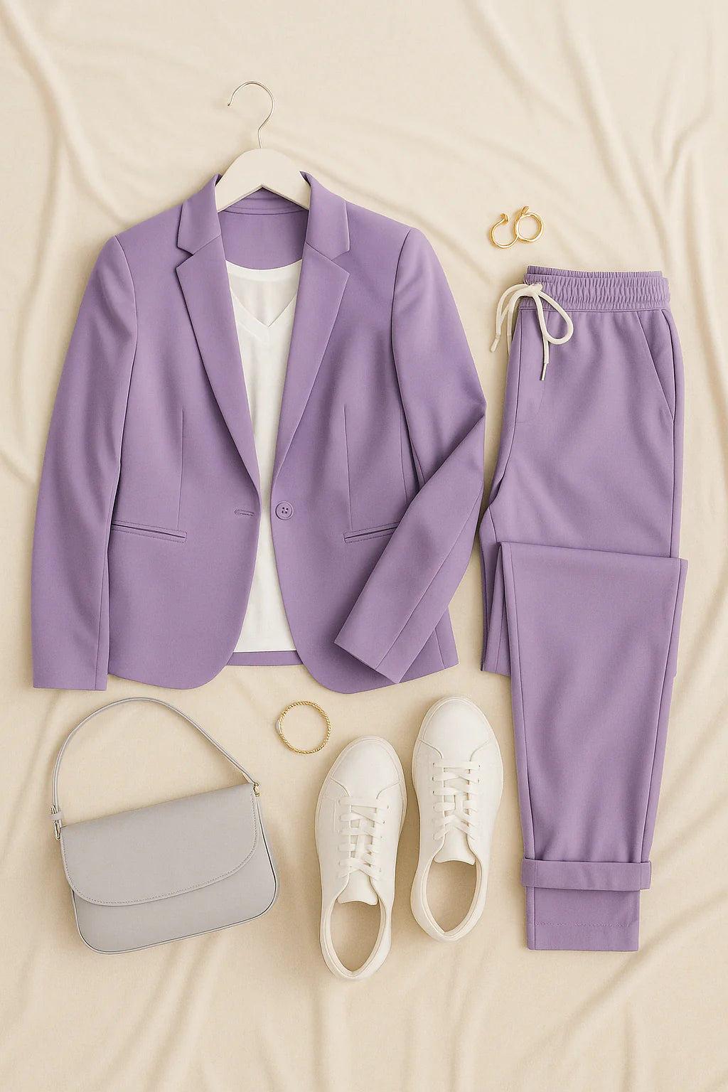 Women's Blazer Set – Elegant Two-piece, Comfortable and Stylish