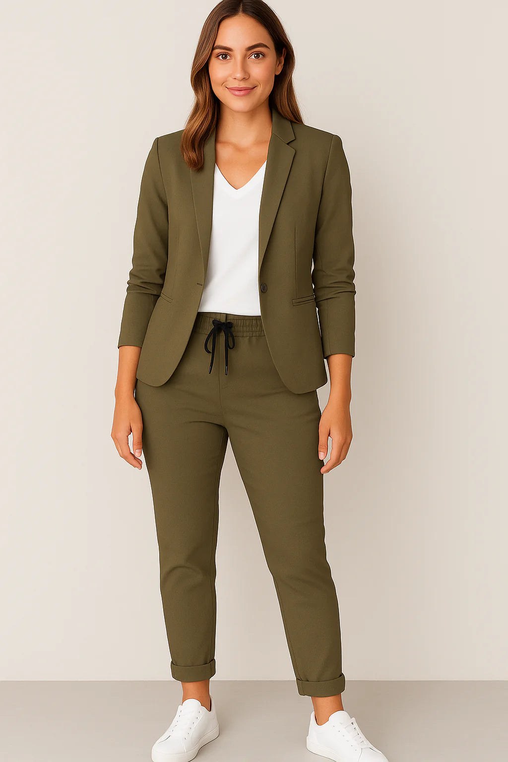 Women's Blazer Set – Elegant Two-piece, Comfortable and Stylish