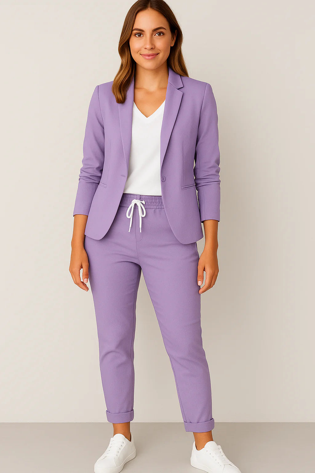 Women's Blazer Set – Elegant Two-piece, Comfortable and Stylish
