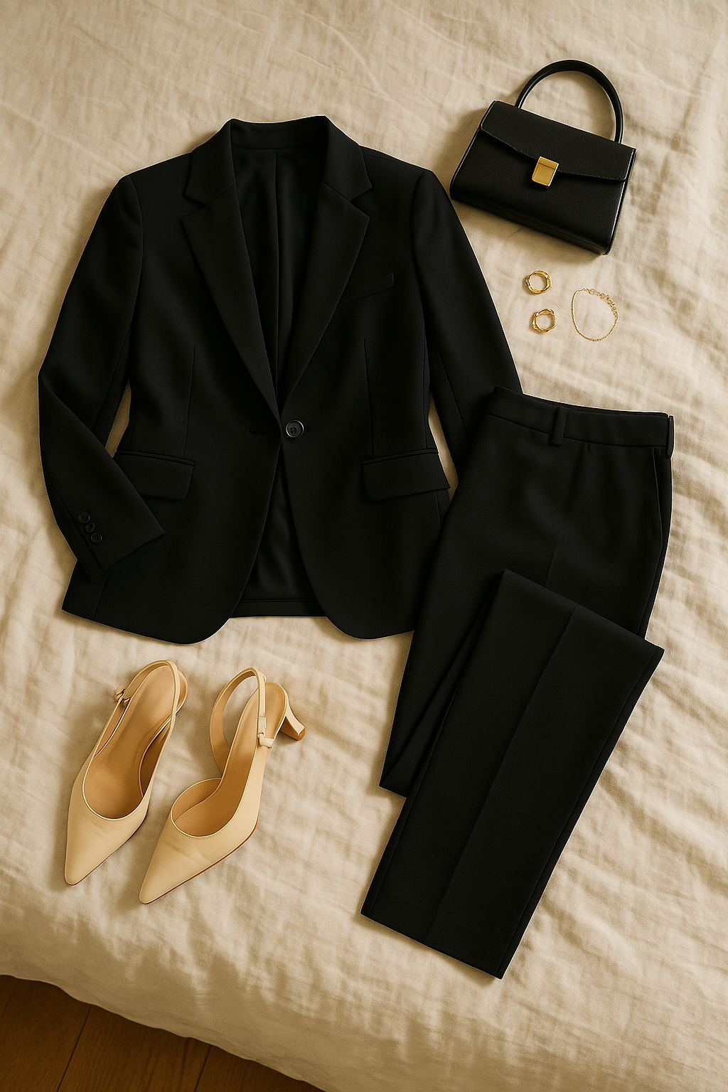 Women's Business Set – Elegant Slim Fit Blazer & Pants