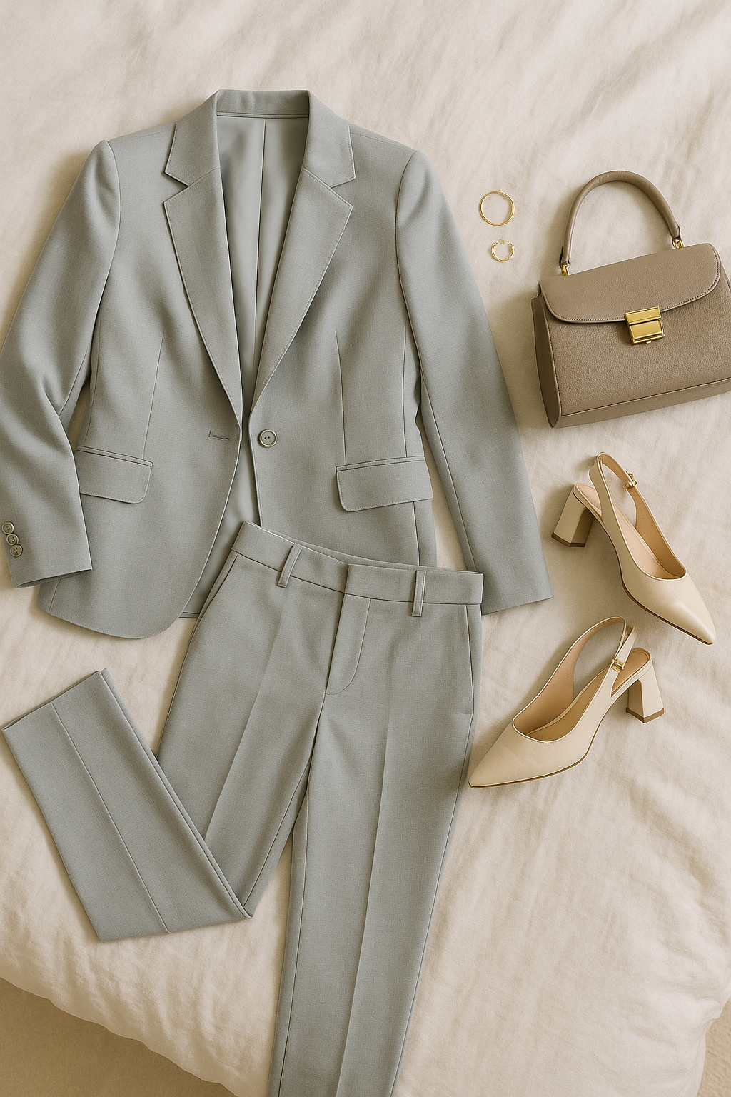 Women's Business Set – Elegant Slim Fit Blazer & Pants