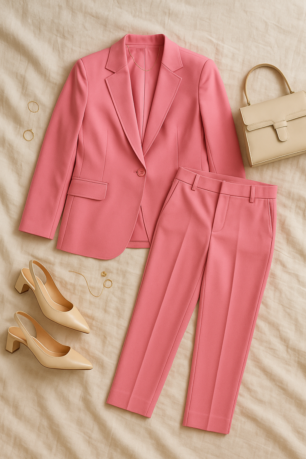 Women's Business Set – Elegant Slim Fit Blazer & Pants