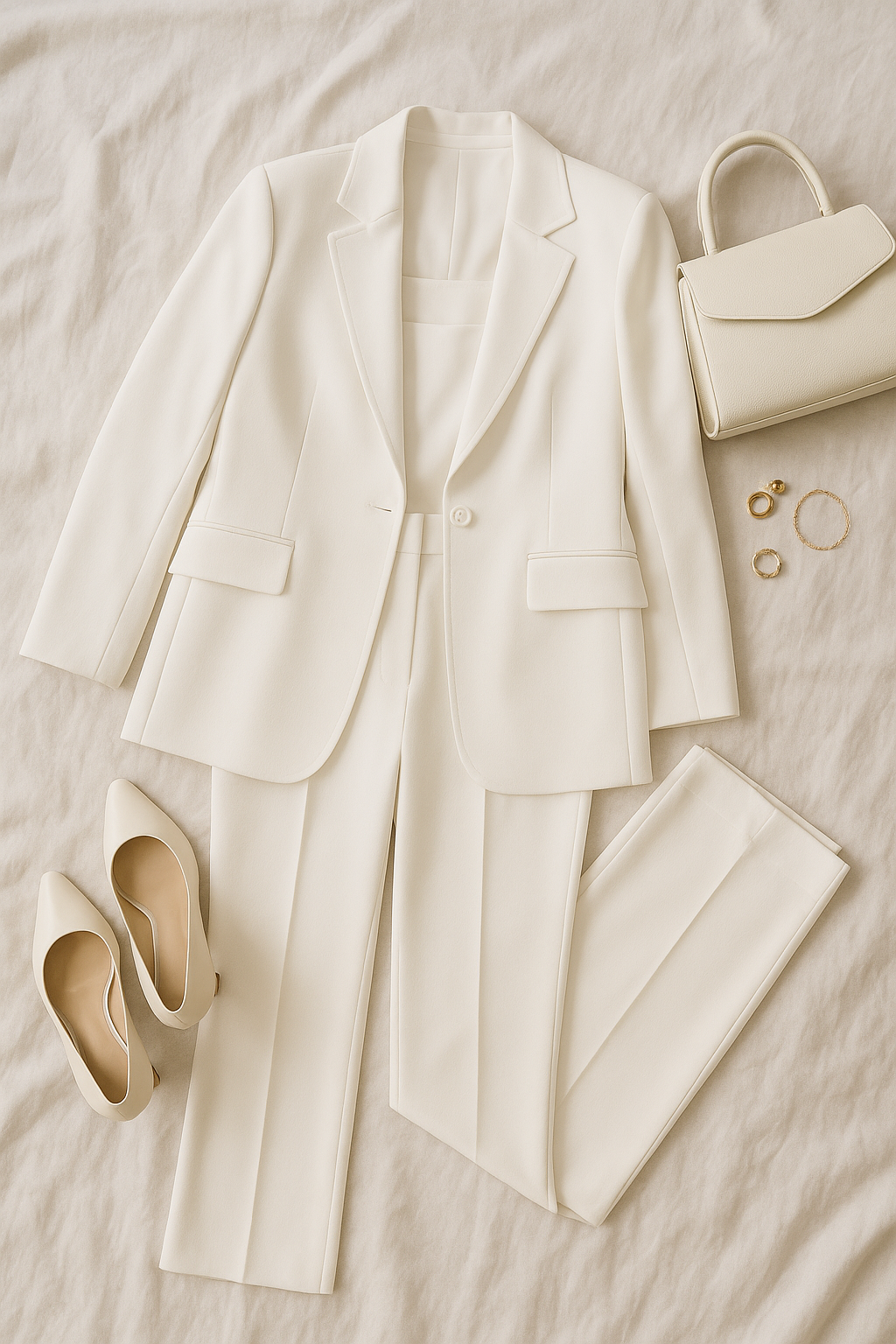 Women’s Business Set – Classic Comfort Fit Blazer & Pants