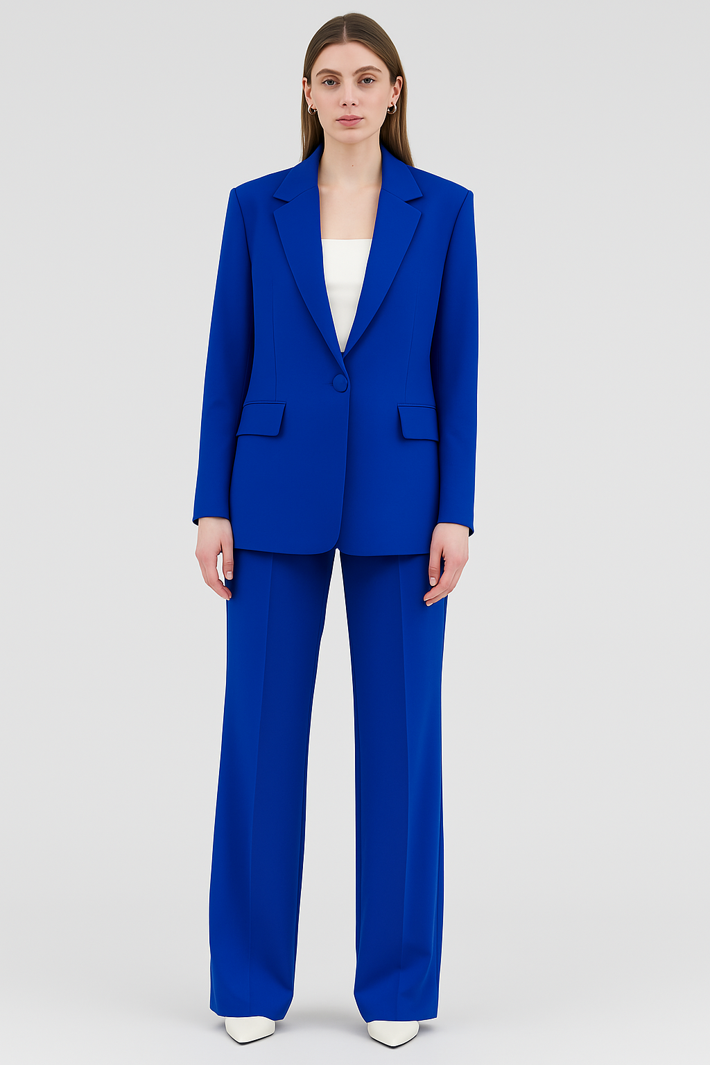 Women’s Business Set – Classic Comfort Fit Blazer & Pants