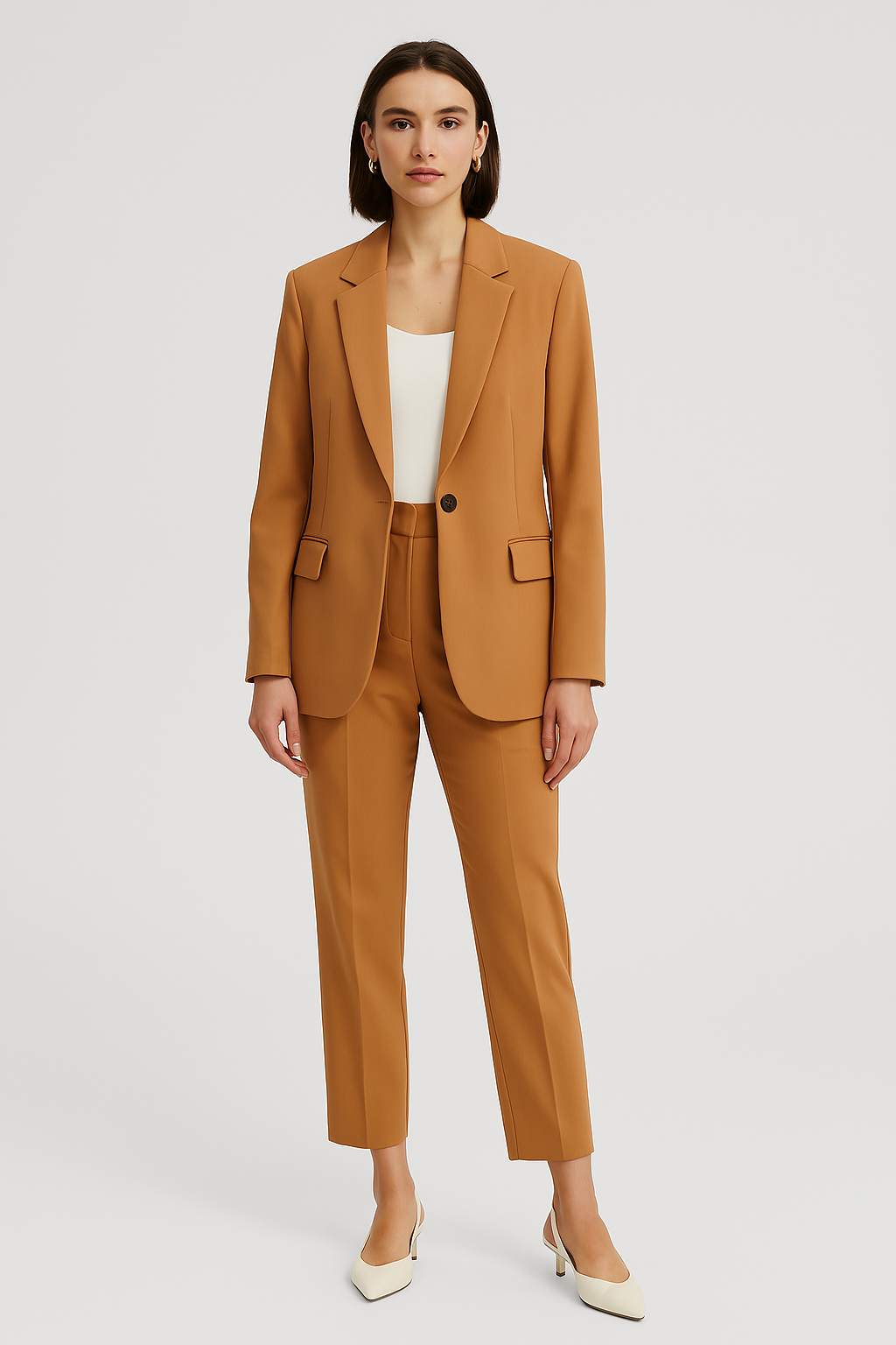 Women's Business Set – Elegant Slim Fit Blazer & Pants
