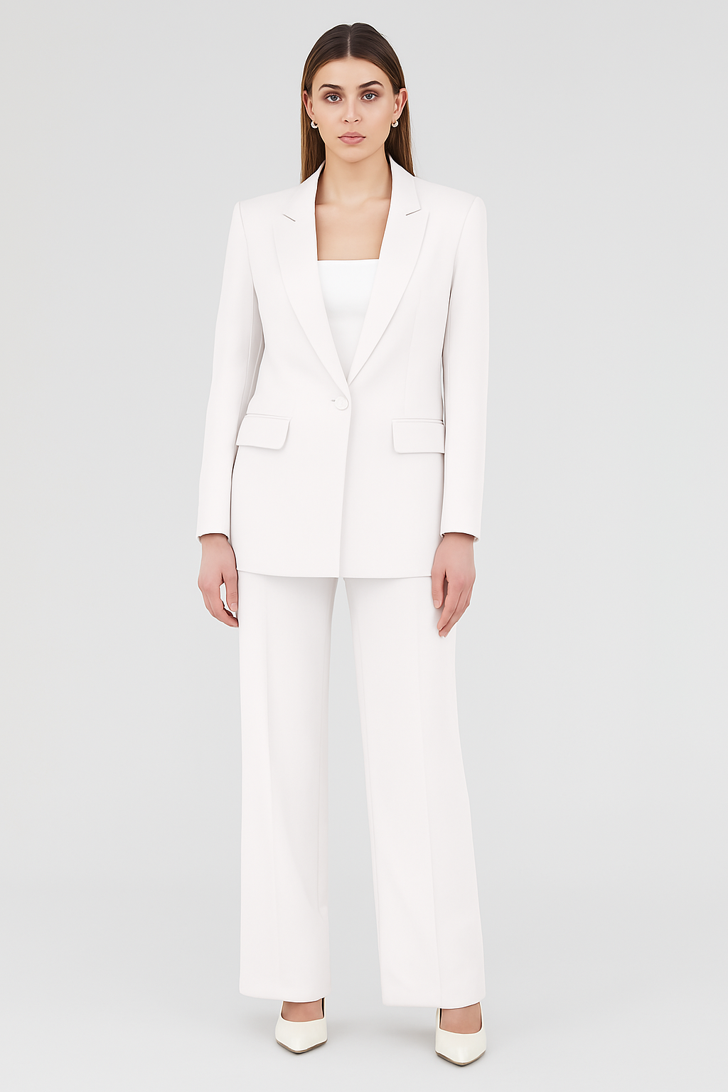 Women’s Business Set – Classic Comfort Fit Blazer & Pants