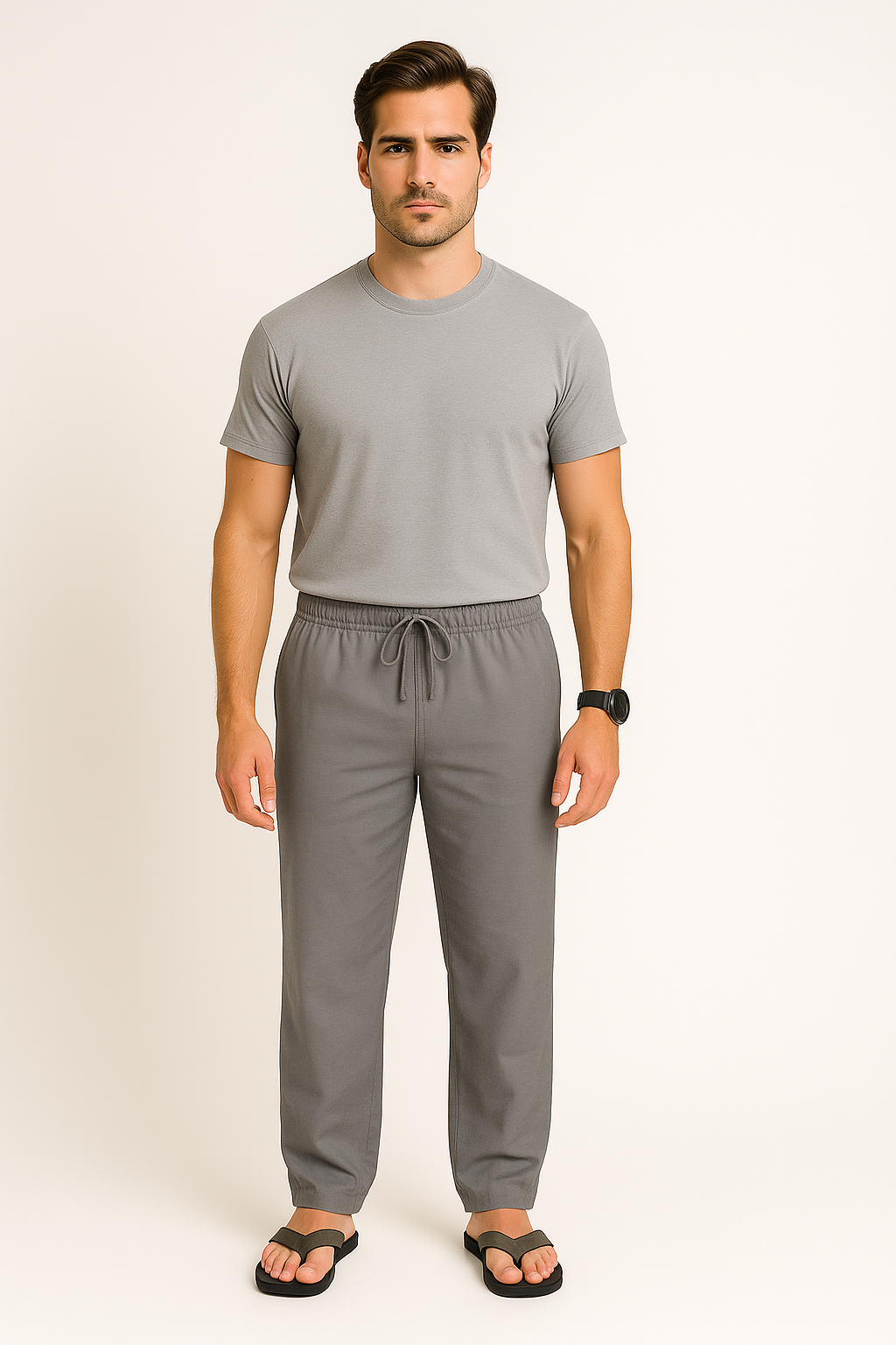 Men’s Pants – Relaxed Beach Look, Breathable & Easy Fit