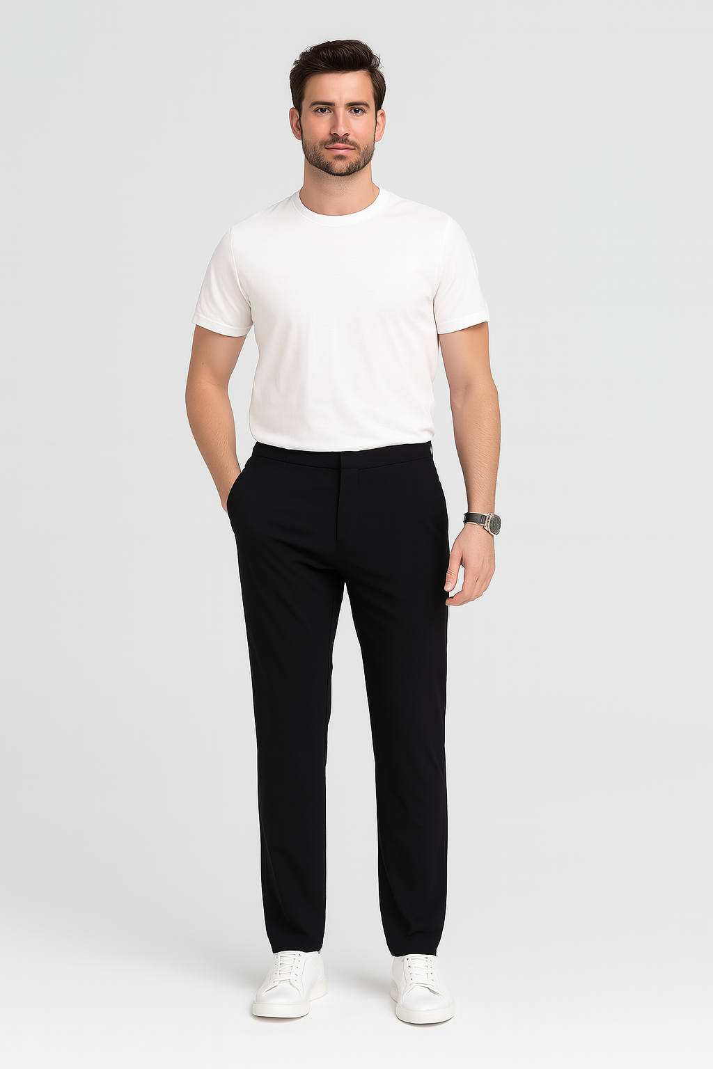 Men’s Pants – Ice-Silk Look, Breathable & Relaxed Fit