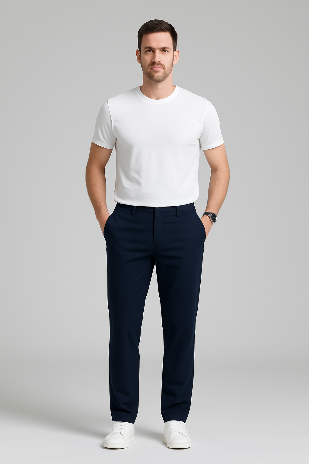 Men’s Pants – Ice-Silk Look, Breathable & Relaxed Fit
