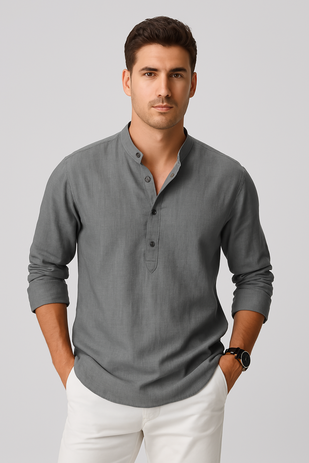 Men's Shirt – Relaxed Fit, Elegant & Breathable