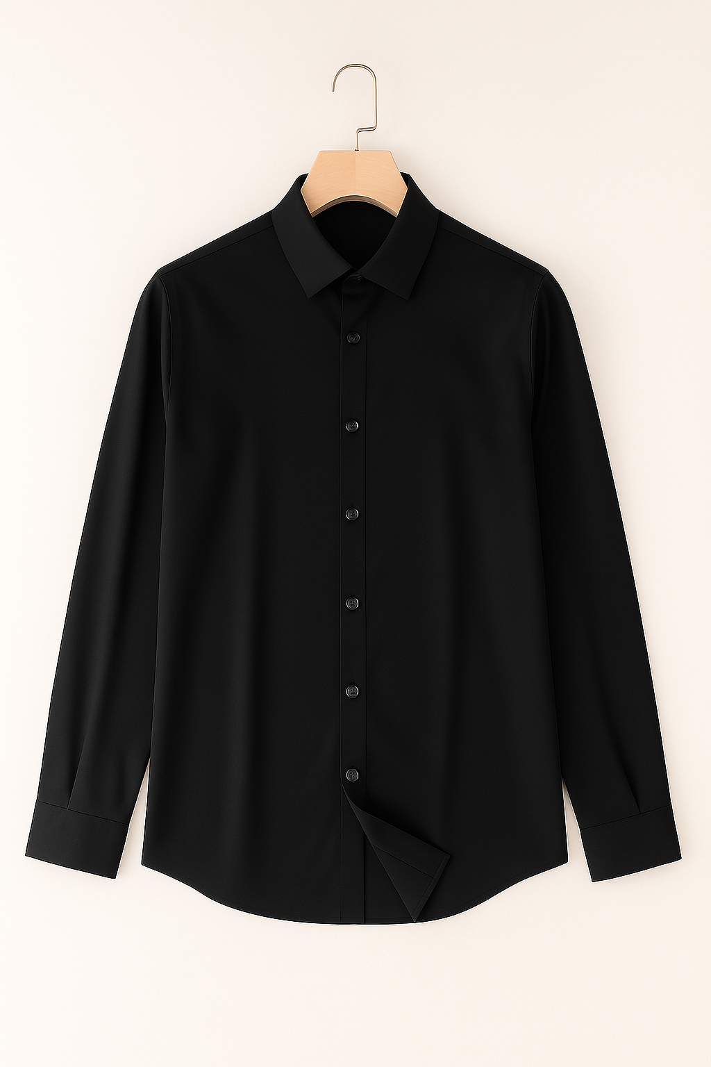 Men’s Shirt – Relaxed Look with Button Placket, Casual & Breathable