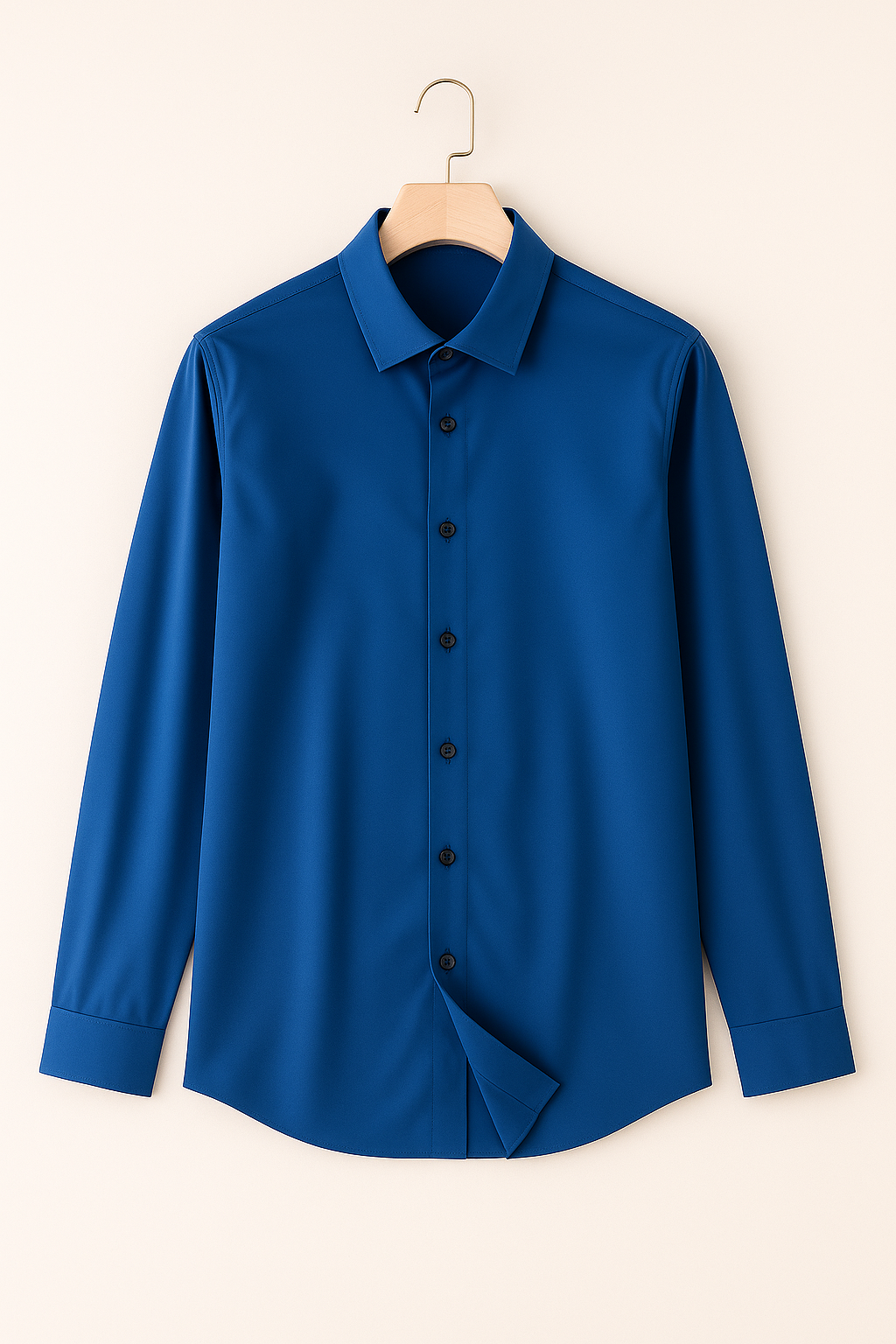 Men’s Shirt – Relaxed Look with Button Placket, Casual & Breathable