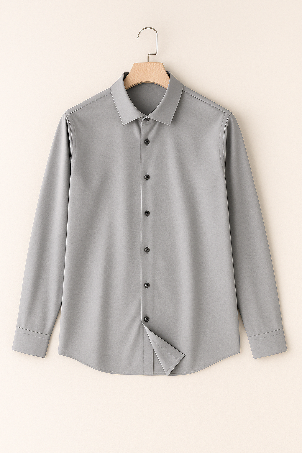 Men’s Shirt – Relaxed Look with Button Placket, Casual & Breathable