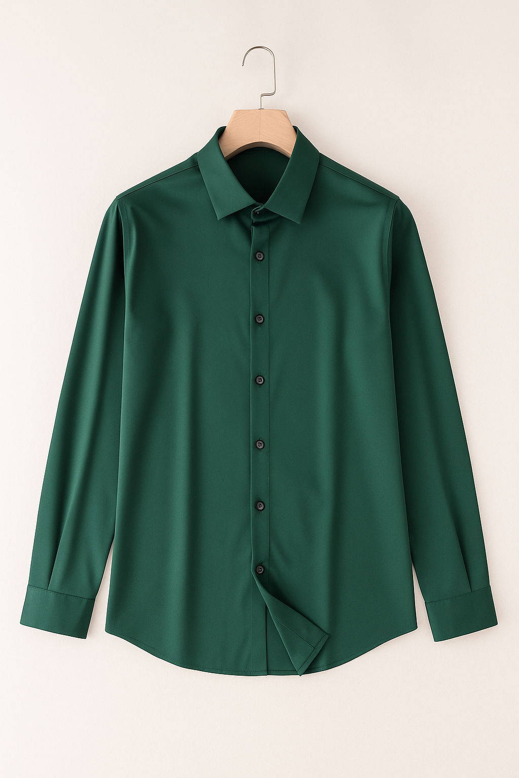 Men’s Shirt – Relaxed Look with Button Placket, Casual & Breathable