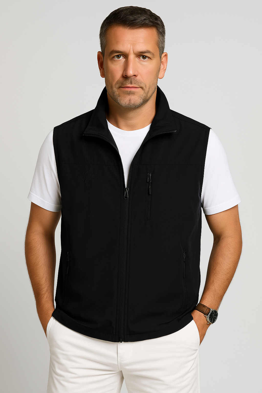 Men’s Vest – Functional Look, Lightweight & Windproof