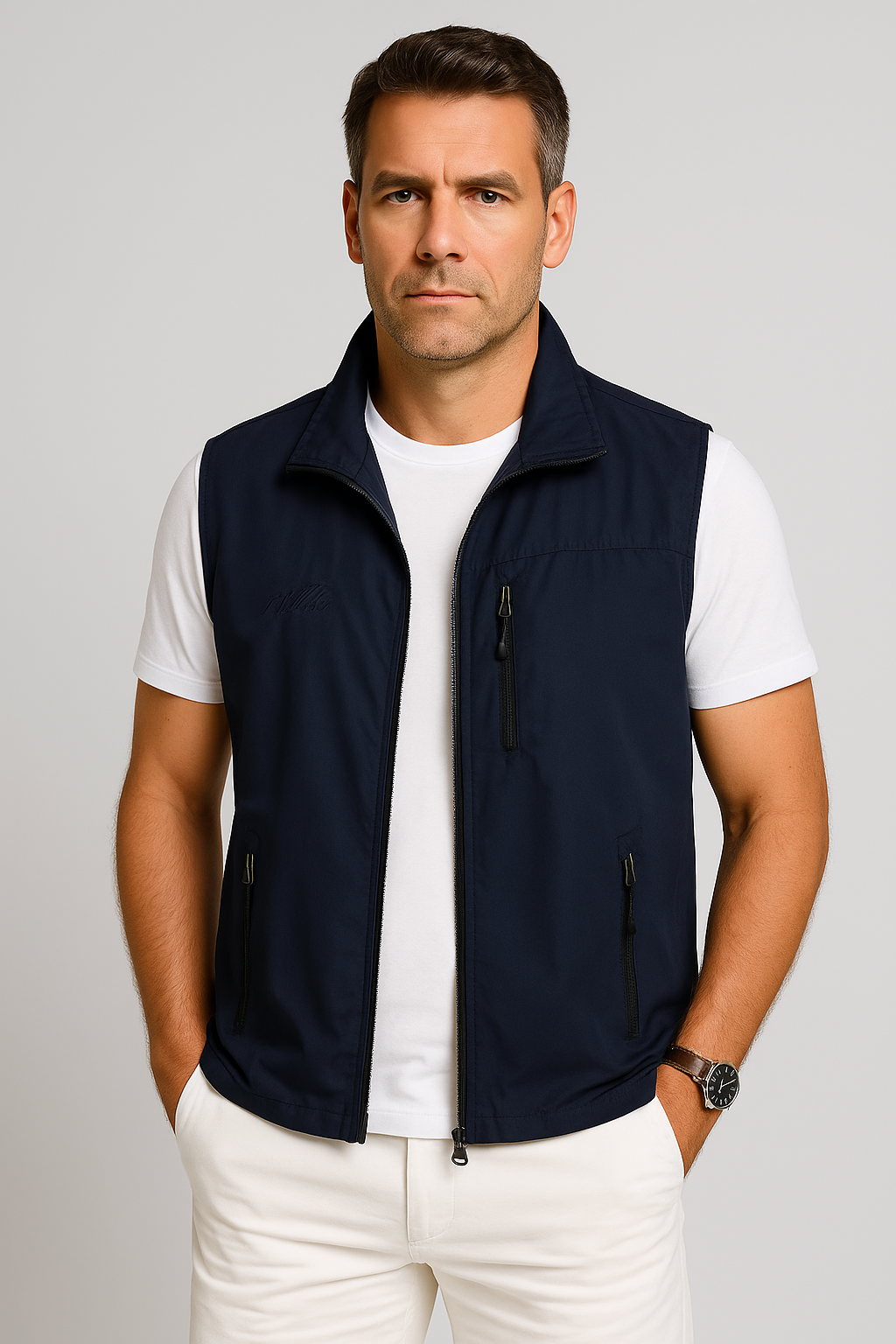 Men’s Vest – Functional Look, Lightweight & Windproof