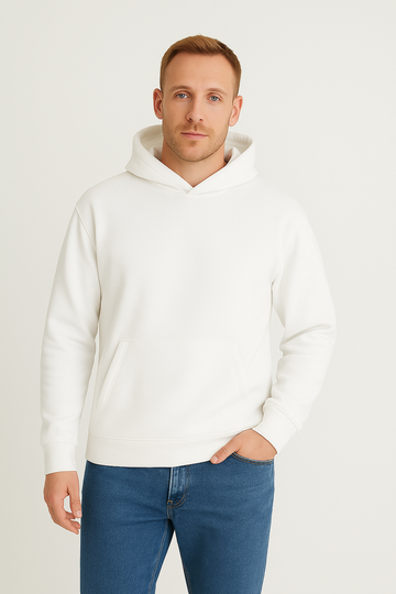 Men’s Hoodie – Fleece-Lined Look, Relaxed & All-Season Ready