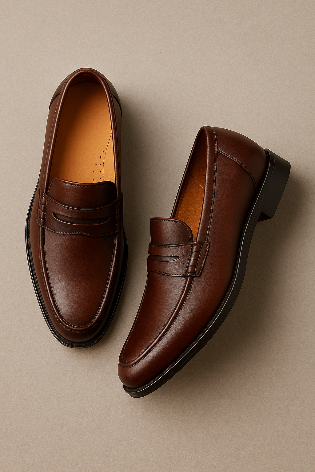 Men’s Loafers – Vintage Slip-On Look, Waterproof & Breathable