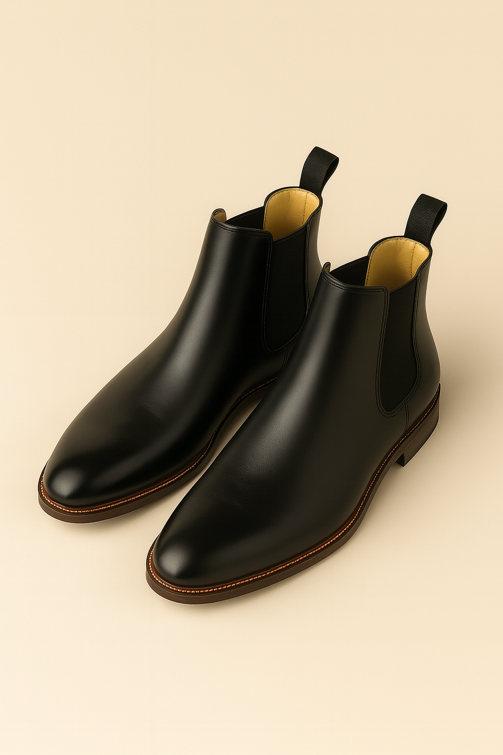 Men’s Boots – Retro Chelsea Look, Formal & Wear-Resistant