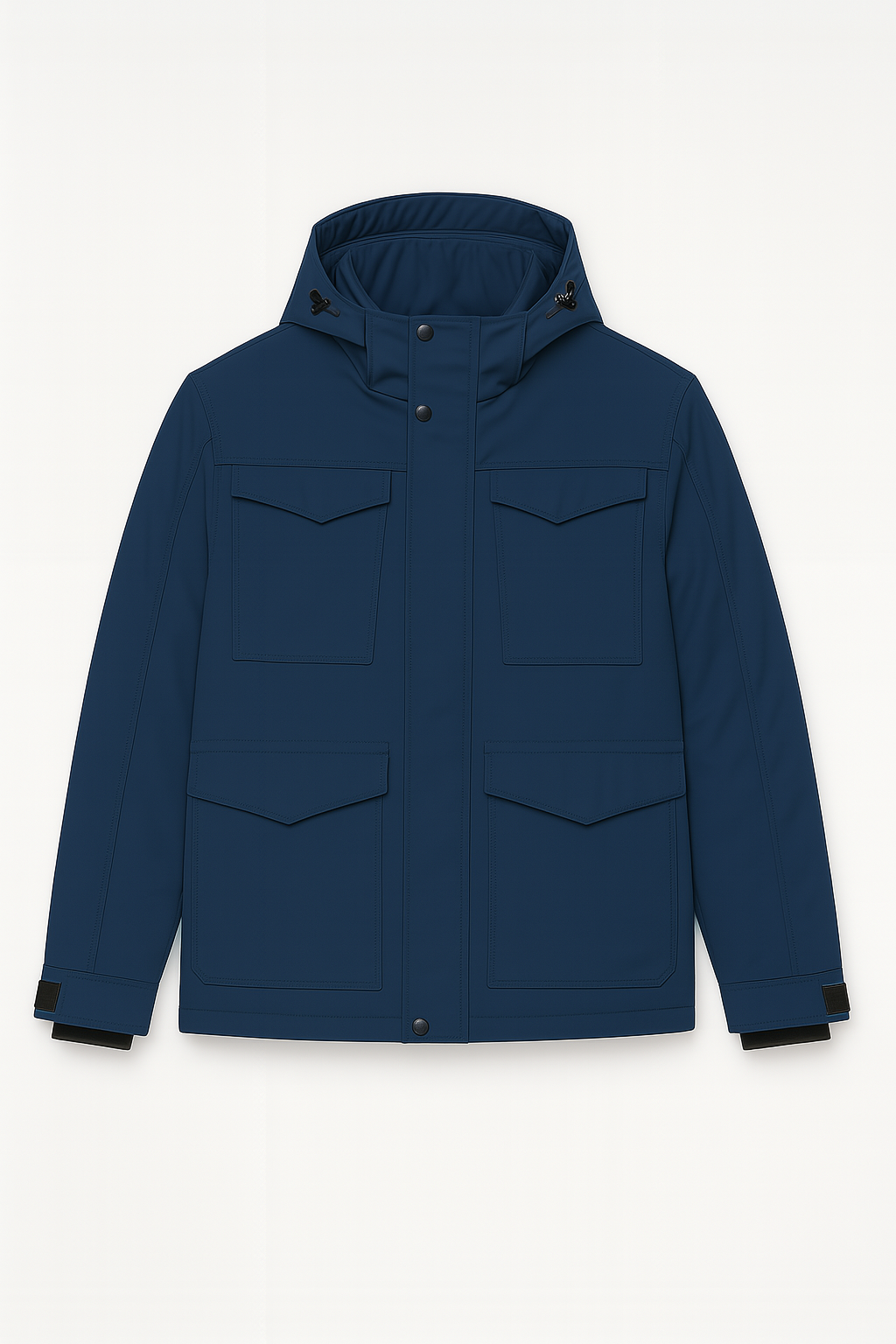 Men’s Jacket – Military Parka Look, Windproof & Thermal Warm