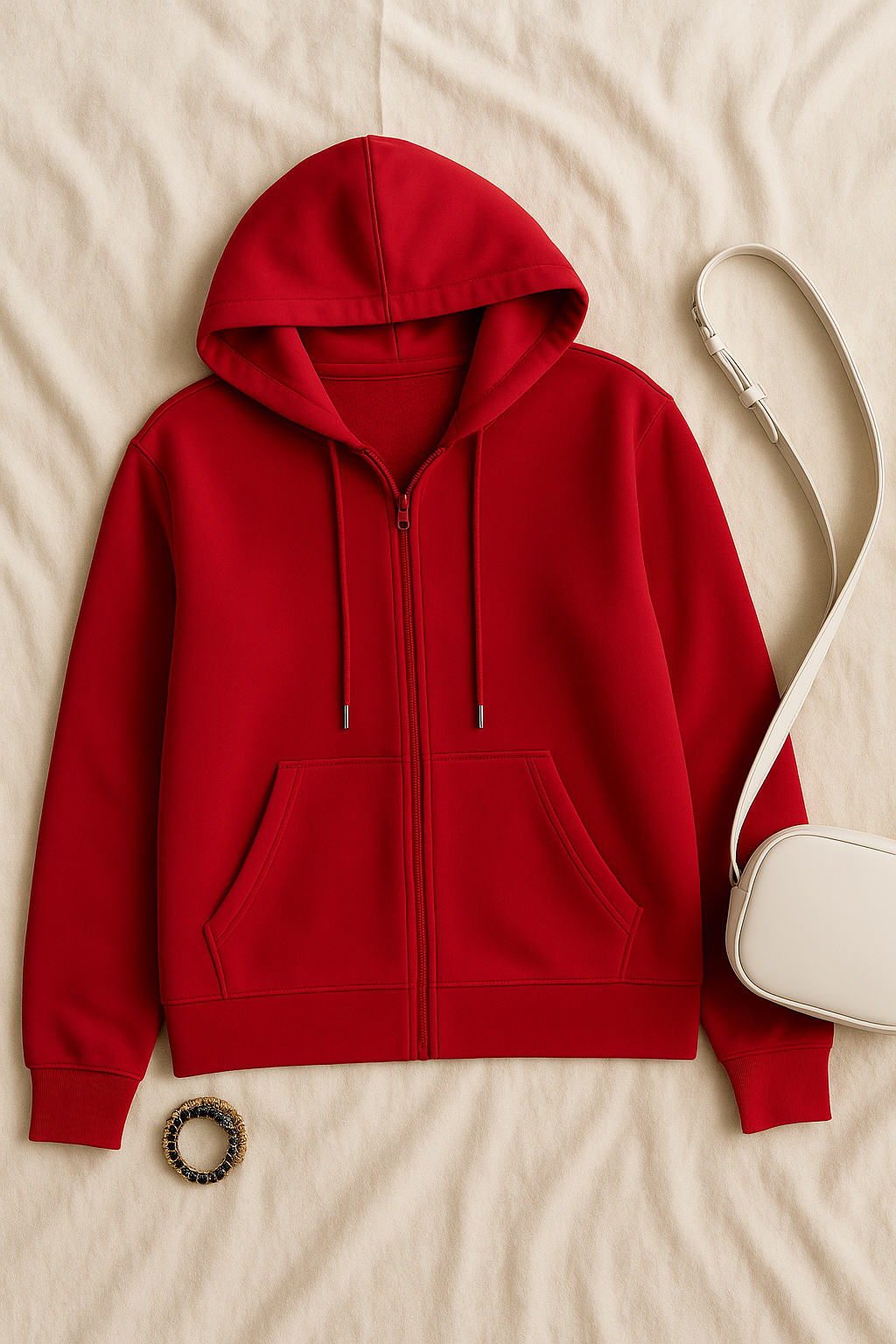 Women Hoodie – Fleece-Look, Sporty & Relaxed