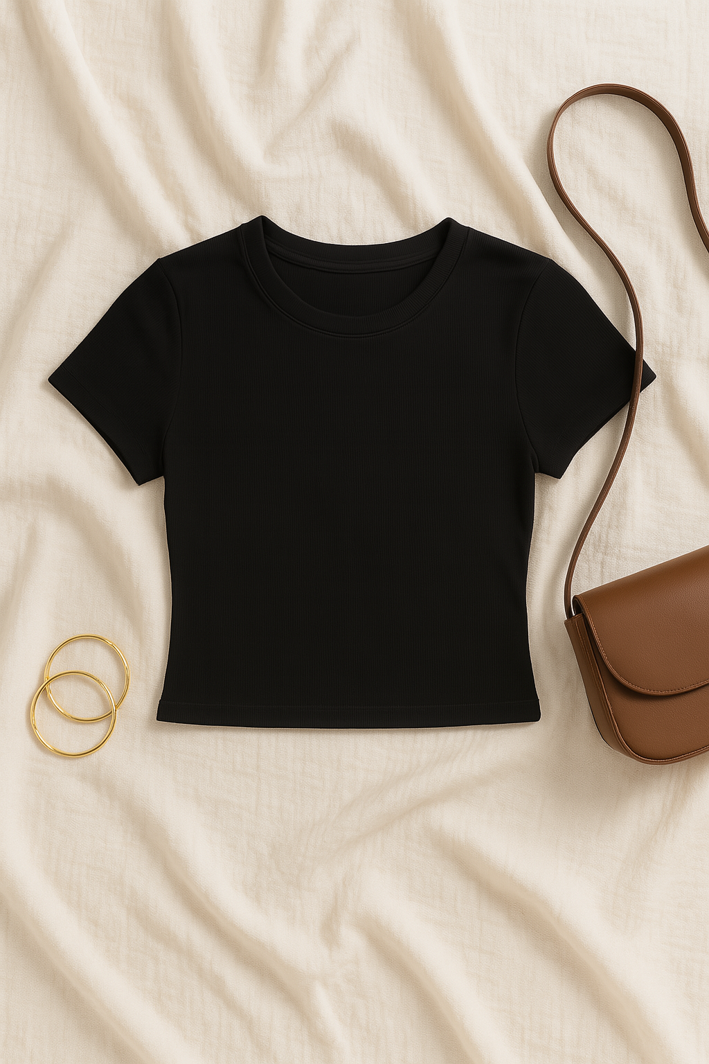 Women’s Baby Tee – Y2K Street Look, Slim-Fit & Trendy