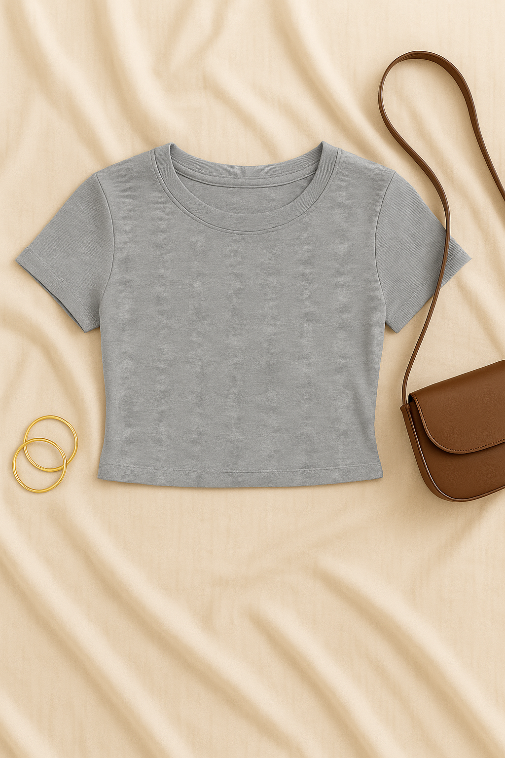 Women’s Baby Tee – Y2K Street Look, Slim-Fit & Trendy